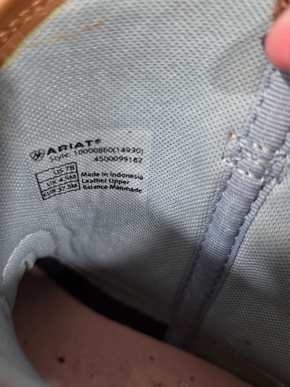 ARIAT FATBABY LEATHER SHORT SHAFT WESTERN/WORK BOOT - Picture 8 of 8